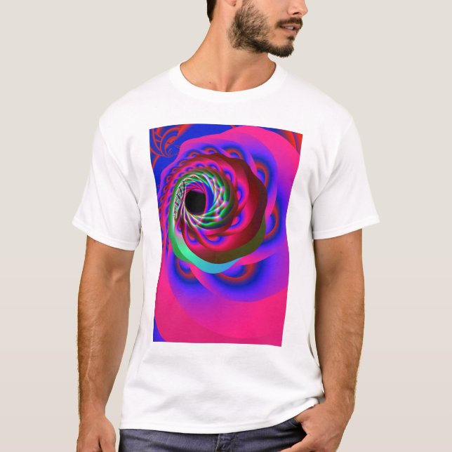 Herz chakra Spirale T-Shirt (Vorderseite)