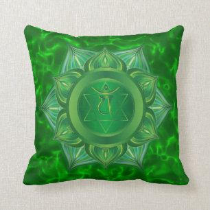 Herz Chakra Wurfs-Kissen Kissen