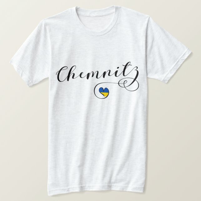 Herz Chemnitz, I Liebe Chemnitz, Deutschland T - S T-Shirt (Design vorne)