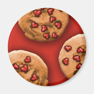 Herz-Chip-Cookie Magnet