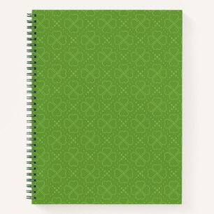 Herz Clover Pattern Notizbuch
