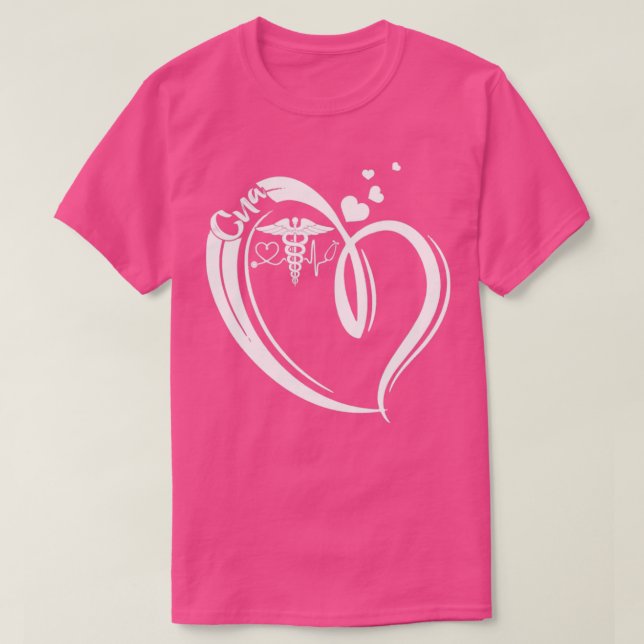 Herz CNA Nurse T-Shirt (Design vorne)
