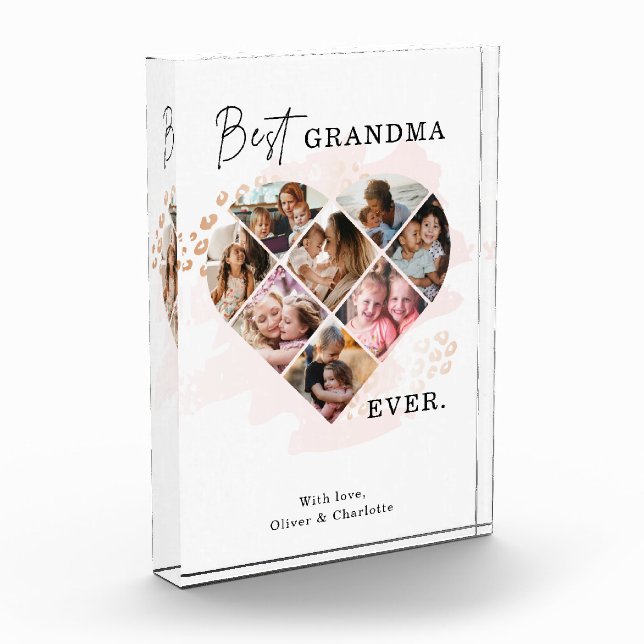 Herz Collage Fotoblock (Links)