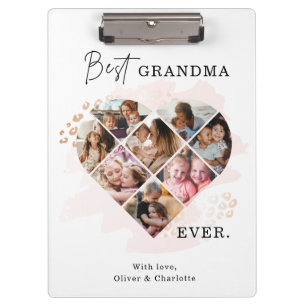 Herz Collage Klemmbrett