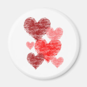 Herz Collage Magnet