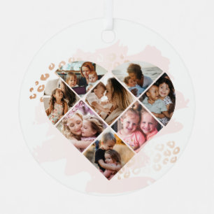 Herz Collage Ornament Aus Metall