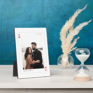 Herz Couple Foto Plaque Fotoplatte