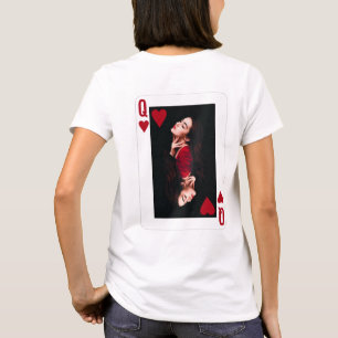 Herz-Dame Rot Foto Gewerbe Friseur T-Shirt