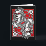 Herz Dame Spielkarte Kaffee Liebhaber Glücksspiel  Karte<br><div class="desc">Herz Dame Spielkarte Kaffee Liebhaber Glücksspiel Valentinstag</div>