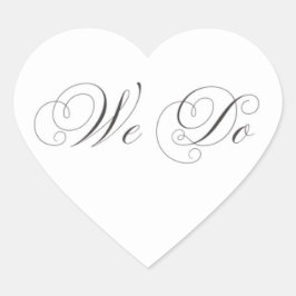 Herz, das wir aufklebern Herz-Aufkleber