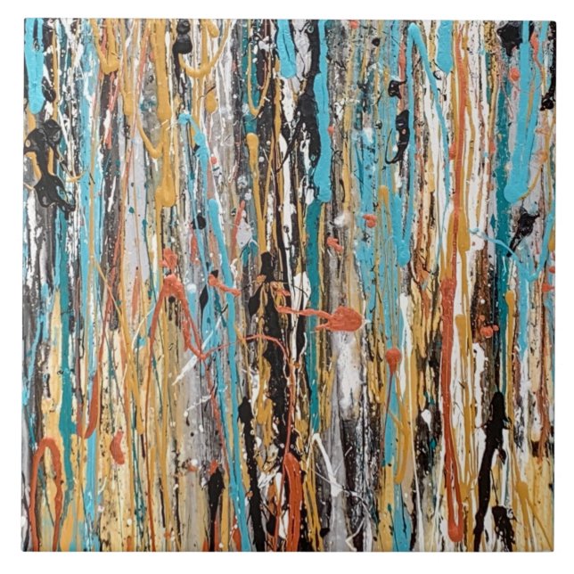 Herz der 6 x 6 Keramiken Tile Fliese (Vorderseite)