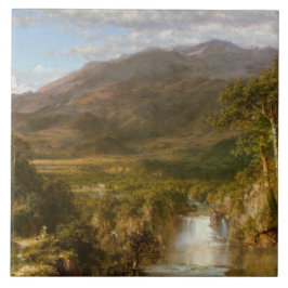 Herz der Anden (südamerikanische Landschaft) Fliese