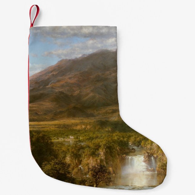 Herz der Anden (südamerikanische Landschaft) Kleiner Weihnachtsstrumpf (Vorderseite)