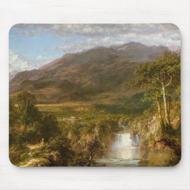 Herz der Anden (südamerikanische Landschaft) Mousepad (Vorne)