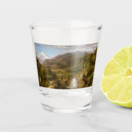 Herz der Anden (südamerikanische Landschaft) Schnapsglas