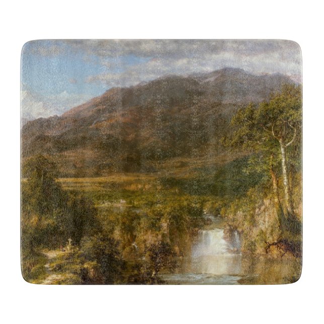 Herz der Anden (südamerikanische Landschaft) Schneidebrett (Vorderseite)