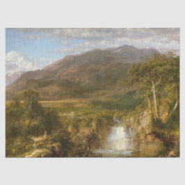 Herz der Anden (südamerikanische Landschaft) Seidenpapier