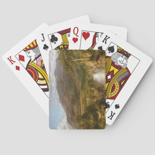 Herz der Anden (südamerikanische Landschaft) Spielkarten (Rückseite)