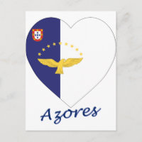 Herz der Azoren-Flagge