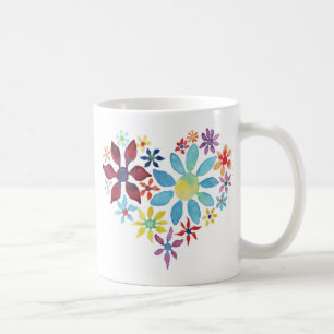 Herz der Blume Tasse
