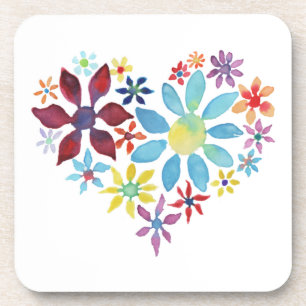 Herz der Blume Untersetzer
