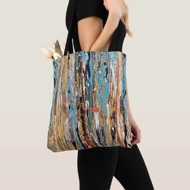 Herz der Gold Tote Tasche (Von Nahem)