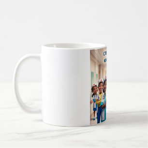 Herz der heilenden Tasse: Positivität und Liebe In Kaffeetasse