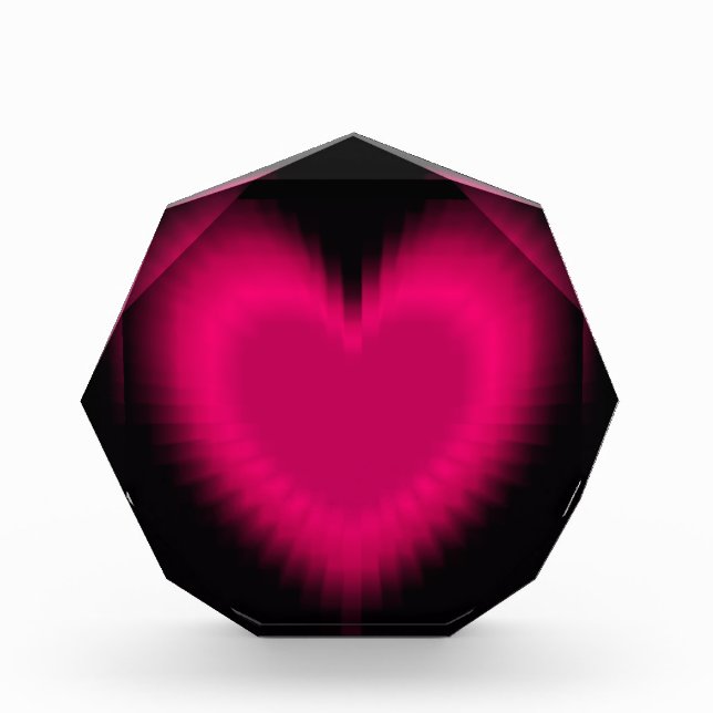 Herz der Liebe Fotoblock (Vorderseite)