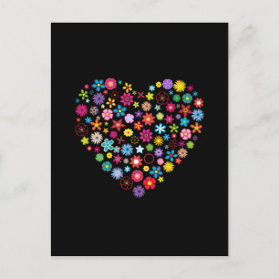 Herz der Liebe Postkarte