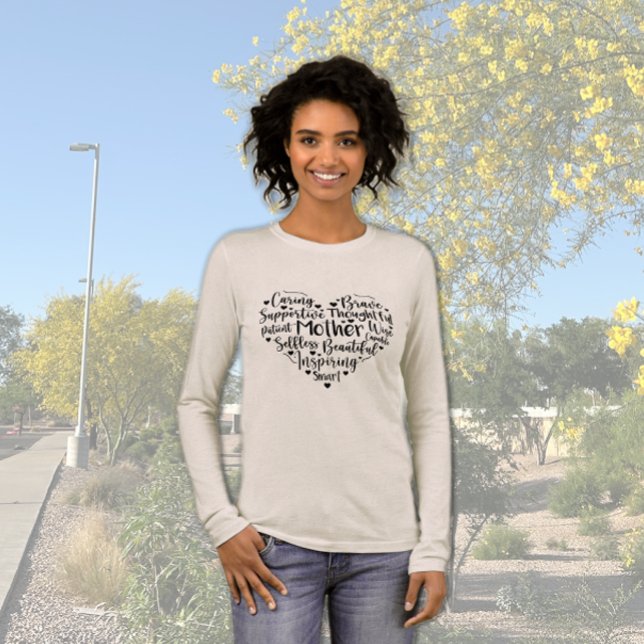 Herz der Mama Tri-Blend Shirt (Von Creator hochgeladen)