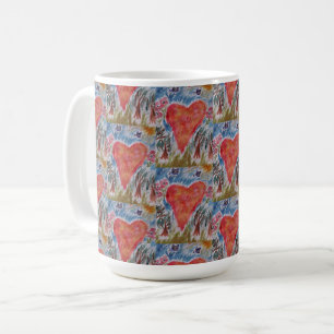 Herz der Planeten-Tasse Kaffeetasse