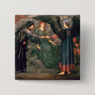 Herz der Rose Button