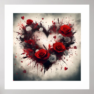 Herz der Rose Poster