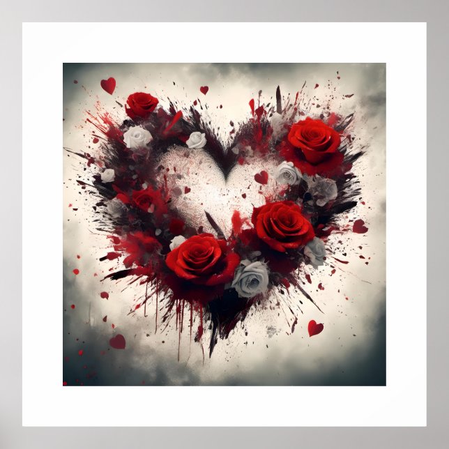 Herz der Rose Poster (Vorne)