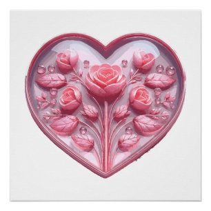 Herz der Rosen Poster