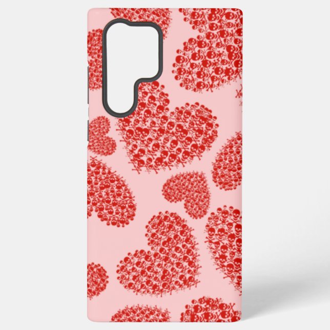 Herz der Schädel Samsung Galaxy Hülle (Rückseite)