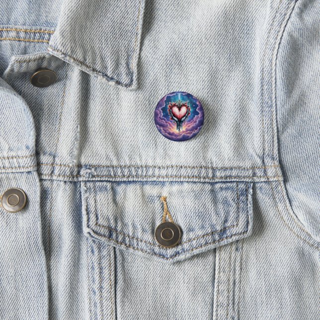 Herz der stillen Magie Button (Beispiel)