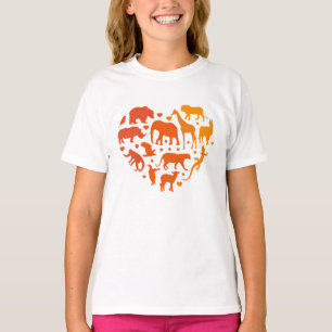 Herz der Tiere, Geschenk für Tierliebhaber T-Shirt