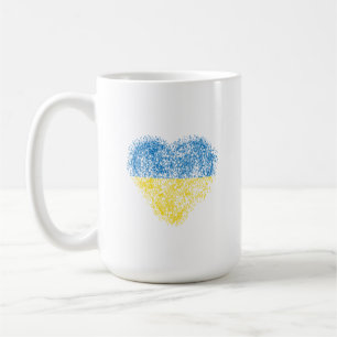 Herz der Ukraine Kaffeetasse