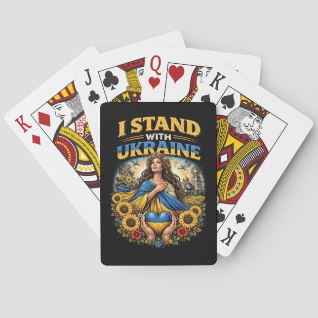 Herz der Ukraine Spielkarten (Rückseite)