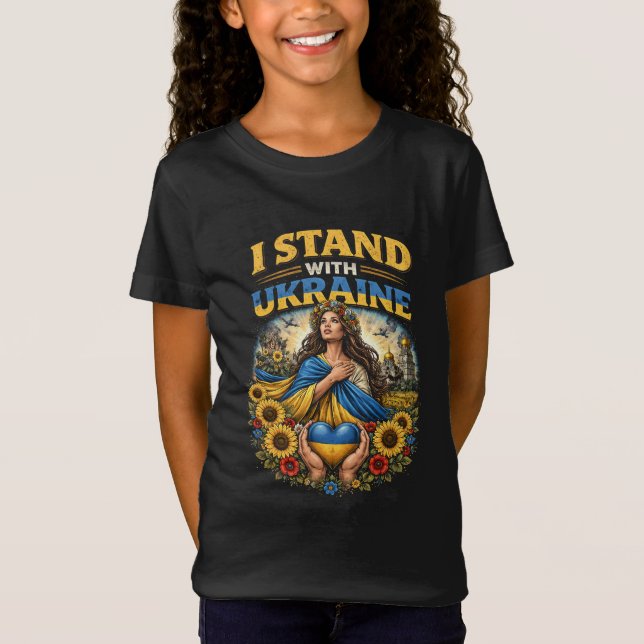 Herz der Ukraine T-Shirt (Vorderseite)