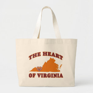 Herz der Virginia-Taschen-Tasche Jumbo Stoffbeutel
