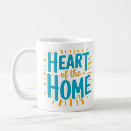 Herz der Zuhause | Tasse personalisierter Name