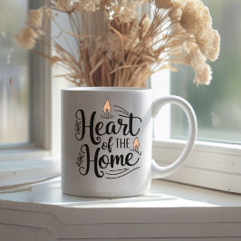 Herz der Zuhause | Tasse personalisierter Name