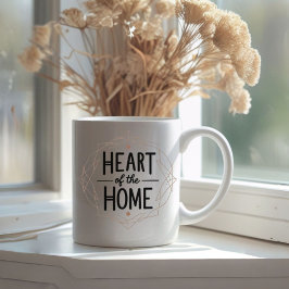 Herz der Zuhause | Tasse personalisierter Name