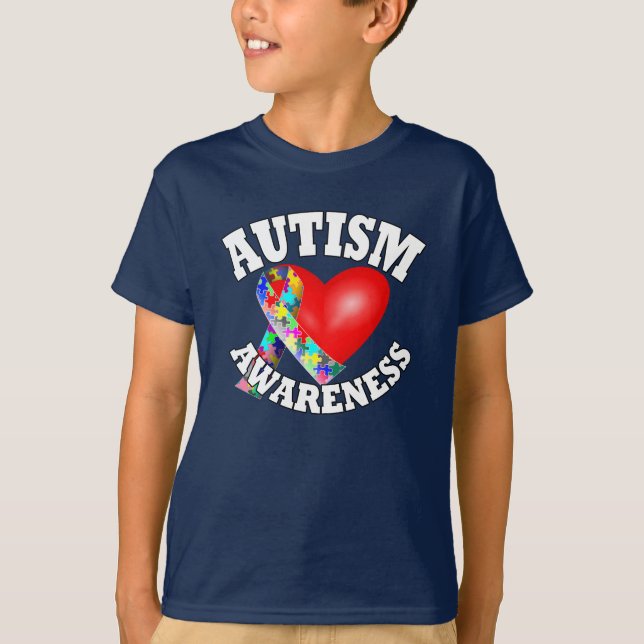 Herz des Autismus T-Shirt (Vorderseite)