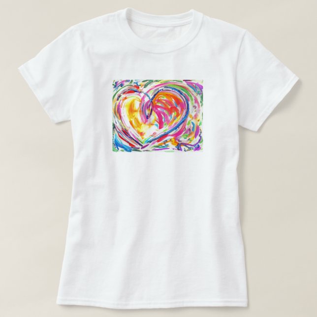 Herz des Freude-T - Shirt (Front) (Design vorne)