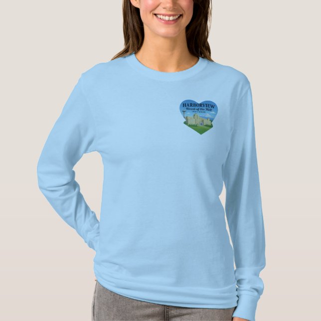 Herz des Hügels Langarm (Design B) T-Shirt (Vorderseite)