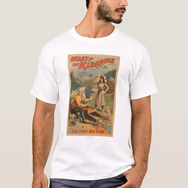 Herz des Klondike-Goldförderungs-Theaters T-Shirt (Vorderseite)