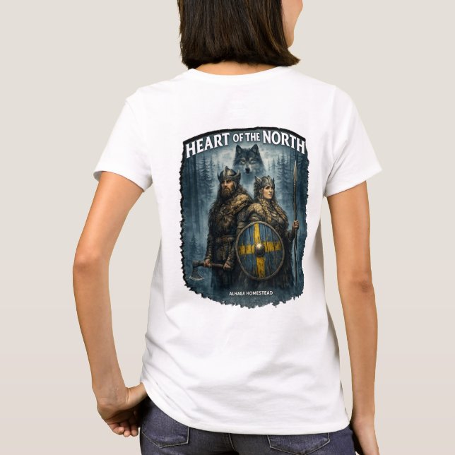 Herz des Nordens T-Shirt (Rückseite)
